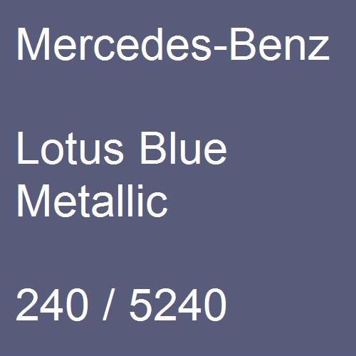 Mercedes-Benz, Lotus Blue Metallic, 240 / 5240.